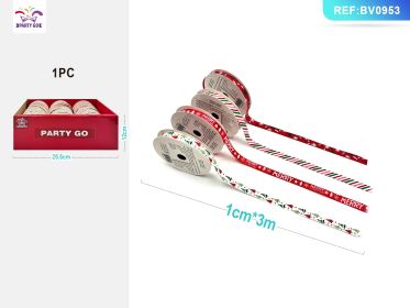 Christmas Ribbon (Option: A)