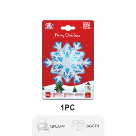 Christmas Large Snowflake Aluminum Film Balloon (Option: 1pc)